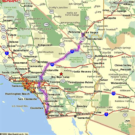 barstow to las vegas driving distance.